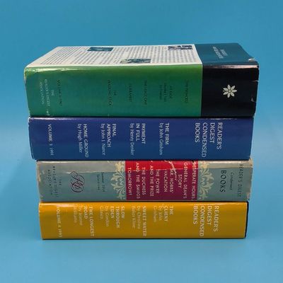 Lot of 4 Reader's Digest Condensed Books — Hardcovers with Dust Jackets (Volumes incl. Vol. 3 1991, Vol. 4 1993)
