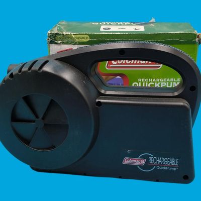 Coleman Rechargeable QuickPump — Black Plastic Air Pump with Original Box (1)