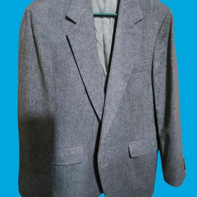 Men's Grey Blazer / Sport Coat — "Imperial by Haggar" (Made in U.S.A.) large