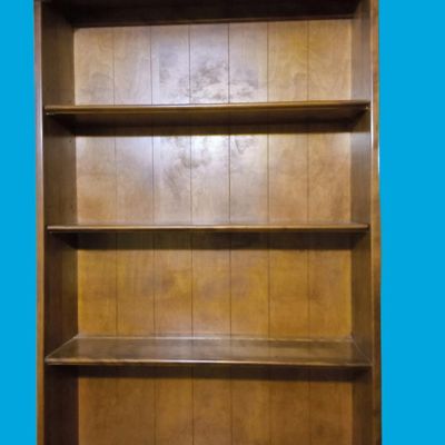 Wood‑tone Dresser with Removable 4‑Shelf Hutch, Multiple Drawers (appears 10) 50.5 inches by 18.5 inches 32inches