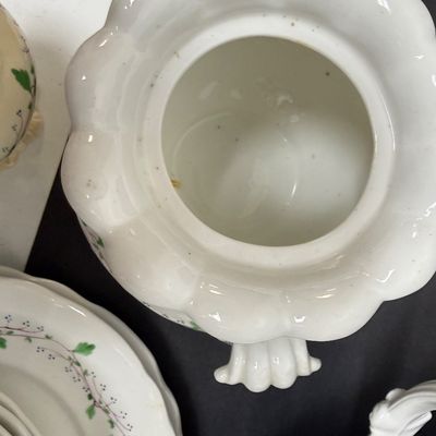 Vintage Mitterteich Bavarian Ming Green China Set incomplete 18 pcs