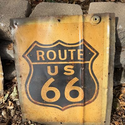 Reproduction Route 66 sign