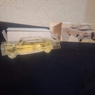 Vintage Avon 1958 Edsel Tribute After Shave Bottle with Original Box
