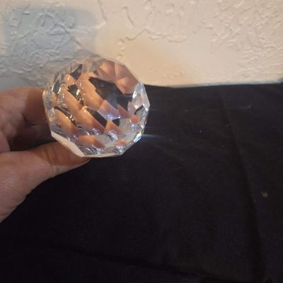 Faceted Crystal Decanter Stopper