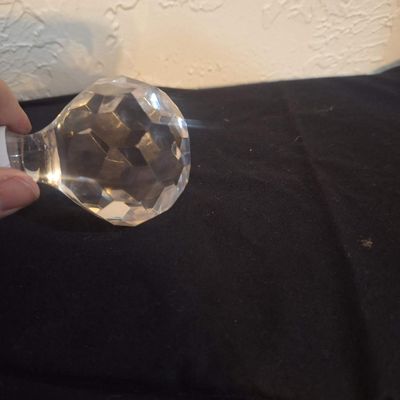 Faceted Crystal Decanter Stopper
