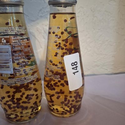 Vintage Orbitz Soda Bottles - Lot of 2