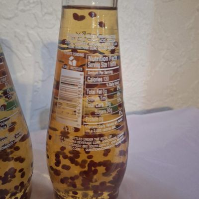 Vintage Orbitz Soda Bottles - Lot of 2