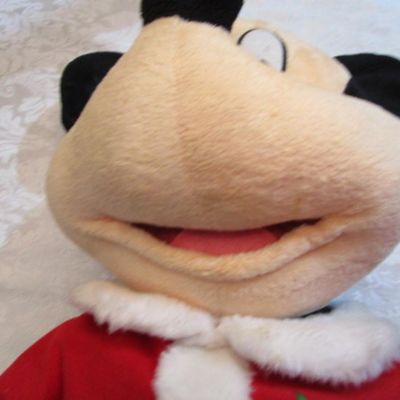 30" tall Mickey Mouse in a Santa Suit