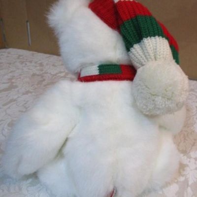 Sale Photo Thumbnail #208: 9" Bulldog plays "Here Comes Santa Claus", Takes 2 AA batteries not included, Polar Bear is 15" tall, see pictures