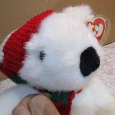 Sale Photo Thumbnail #211: 9" Bulldog plays "Here Comes Santa Claus", Takes 2 AA batteries not included, Polar Bear is 15" tall, see pictures