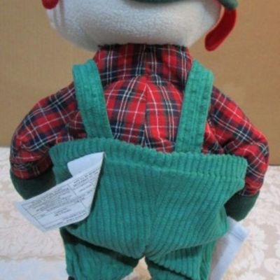 Sale Photo Thumbnail #216: Excellent condition, Takes 3 AA batteries not included, plays Christmas lyrics to the tune of "You Make Me Want to Shout", see pictures