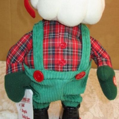 Sale Photo Thumbnail #212: Excellent condition, Takes 3 AA batteries not included, plays Christmas lyrics to the tune of "You Make Me Want to Shout", see pictures
