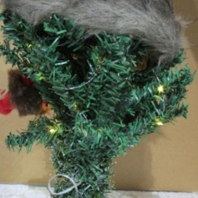 Sale Photo Thumbnail #240: Gnome is 19" and lights up; Small 14"tree does not light up, see pictures