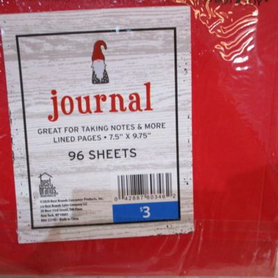 Sale Photo Thumbnail #333: Journal has 95 pages, 6 large cards, see pictures