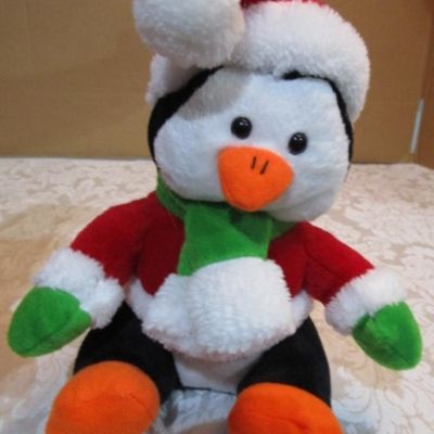 Sale Photo Thumbnail #413: Santa sits on a shelf so the legs can hang down, See pictures