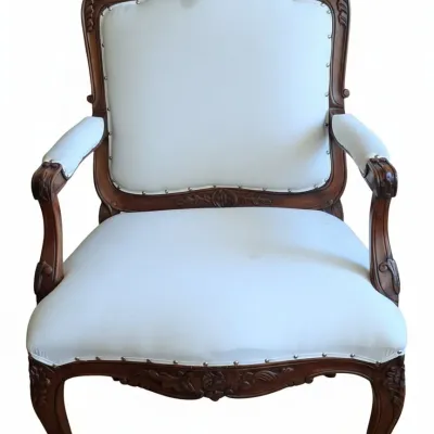 Sale Photo Thumbnail #5: French provincial style fauteuil armchair