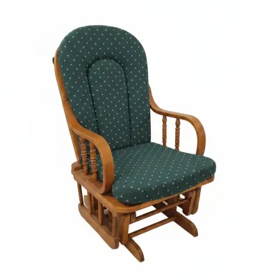 Sale Photo Thumbnail #6: Traditional wooden glider rocker