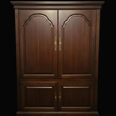 Sale Photo Thumbnail #12: Thomasville collector s cherry traditional style media armoire size xx