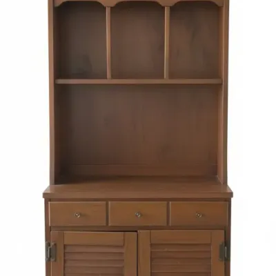 Sale Photo Thumbnail #19: Ethan allen heirloom nutmeg maple piece bookcase cabinet
