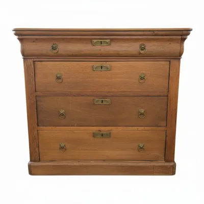 Sale Photo Thumbnail #32: Victorian eastlake oak chest of drawers