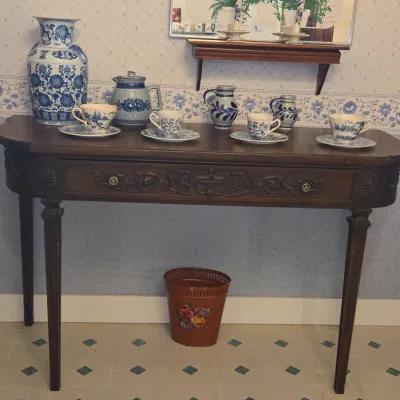 Sale Photo Thumbnail #59: Antique chinese carved elmwood console table