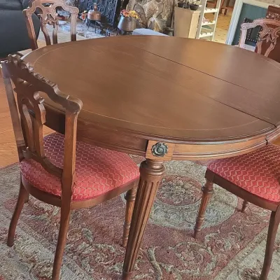 Sale Photo Thumbnail #64: French provincial style dining set