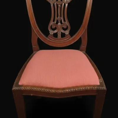 Sale Photo Thumbnail #74: Hepplewhite style shield back dining chair