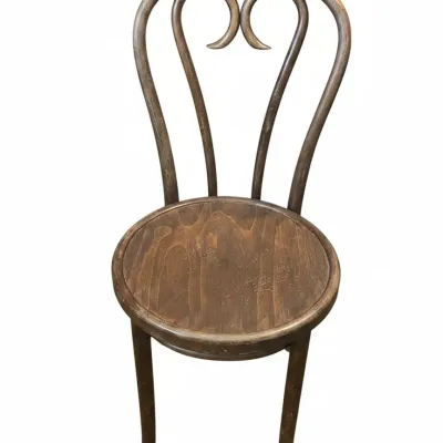 Sale Photo Thumbnail #92: Thonet style bentwood cafe chair with heart back