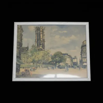 Sale Photo Thumbnail #136: Jean franois durche paris street scene print