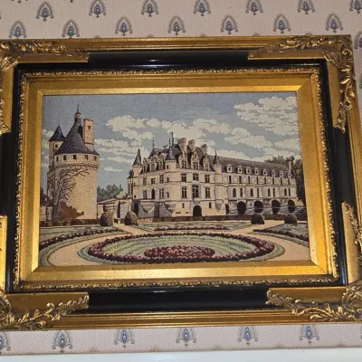 Sale Photo Thumbnail #140: Chteau de chenonceau jacquard woven tapestry