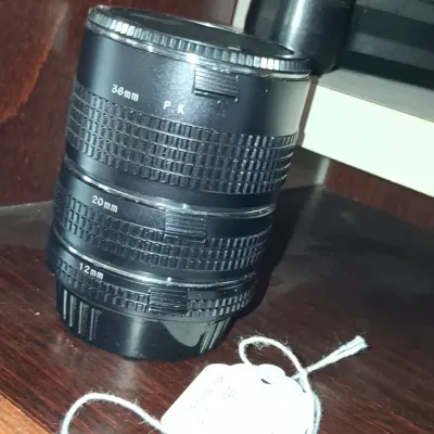 Sale Photo Thumbnail #248: Pentax k mount extension tube set mm mm mm