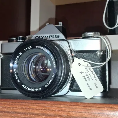 Sale Photo Thumbnail #326: Olympus om n md slr camera with mm f or lens
