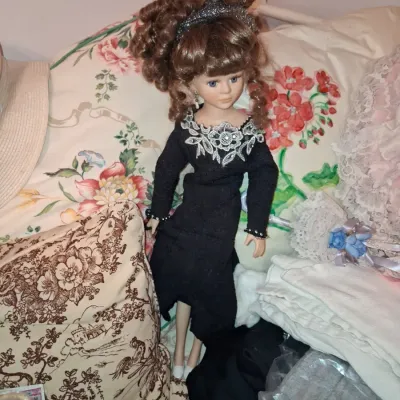 Sale Photo Thumbnail #400: Collector porcelain doll