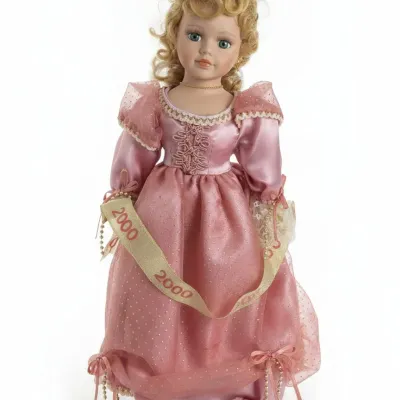 Sale Photo Thumbnail #411: Heritage signature collection millennium porcelain doll crystal