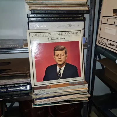 Sale Photo Thumbnail #414: John fitzgerald kennedy a memorial album vinyl record