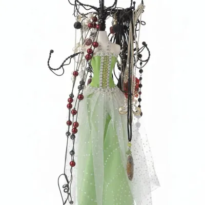 Sale Photo Thumbnail #418: Mannequin jewelry organizer stand