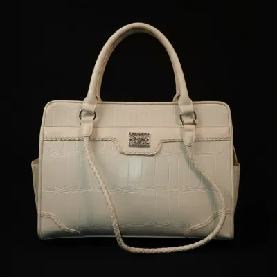 Sale Photo Thumbnail #450: Bueno faux croc satchel