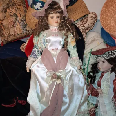 Sale Photo Thumbnail #452: Cathay collection porcelain doll