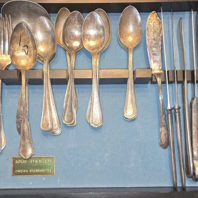 Sale Photo Thumbnail #465: Oneida community stainless flatware set