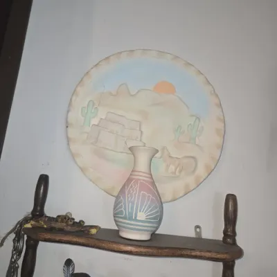 Sale Photo Thumbnail #473: Southwestern style decorative ceramic vase