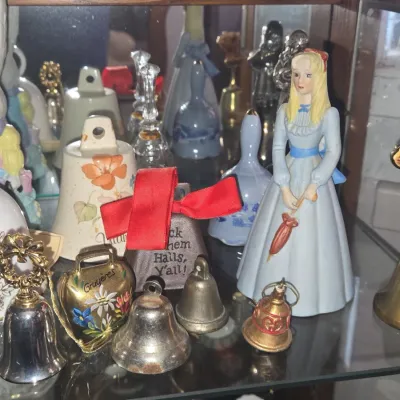 Sale Photo Thumbnail #559: Collection of assorted decorative and souvenir bells