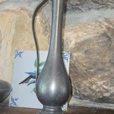 Sale Photo Thumbnail #576: French etain pewter bud vase