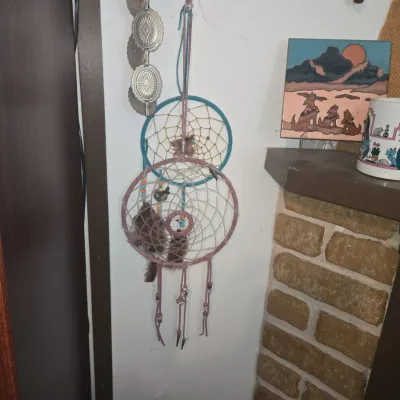 Sale Photo Thumbnail #583: Native american style dreamcatcher