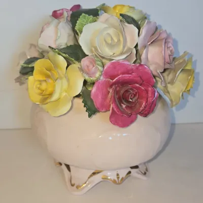 Sale Photo Thumbnail #586: Royal albert bone china flower bouquet figurine