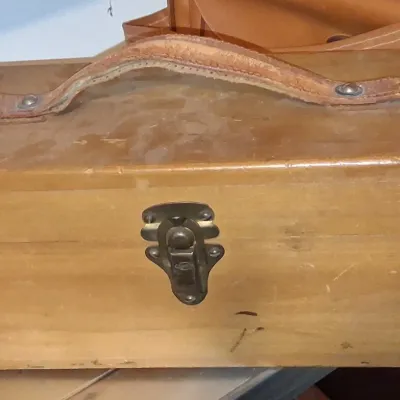 Sale Photo Thumbnail #616: Vintage wooden negative or slide storage box