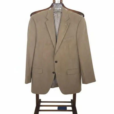 Sale Photo Thumbnail #630: Chaps men s tan suede like sport coat
