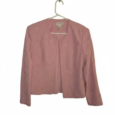Sale Photo Thumbnail #643: Drapers damons pink embroidered jacket