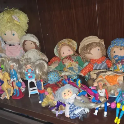 Sale Photo Thumbnail #726: Collection of vintage strawberry shortcake and fashion dolls