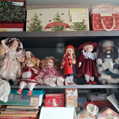 Sale Photo Thumbnail #752: Collection of late th century collector porcelain dolls