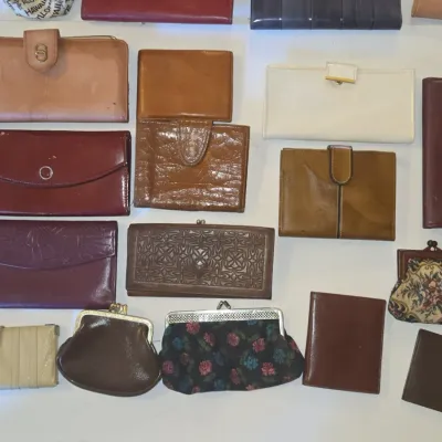 Sale Photo Thumbnail #804: Collection of vintage women s wallets and coin purses
